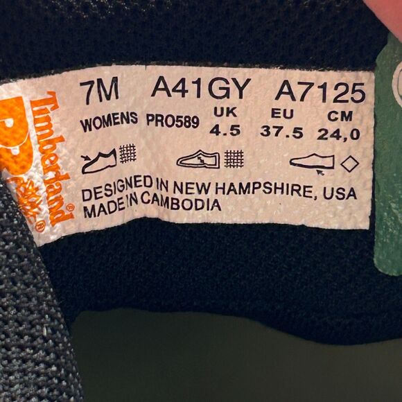 Timberland PRO Flex Radius CT Lace Up Shoes Multicolor A41GY Women's 7M - Picture 9 of 11